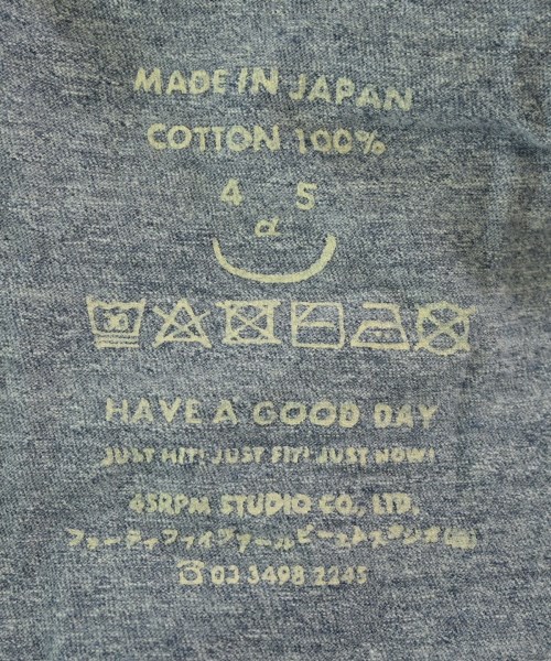 45R（フォーティーファイブアール）Tシャツ・カットソー 青 サイズ:F レディース/2200667295018