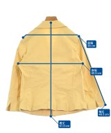 45R（フォーティーファイブアール）カジュアルジャケット 黄 サイズ:3(L位) レディース/2200667432048