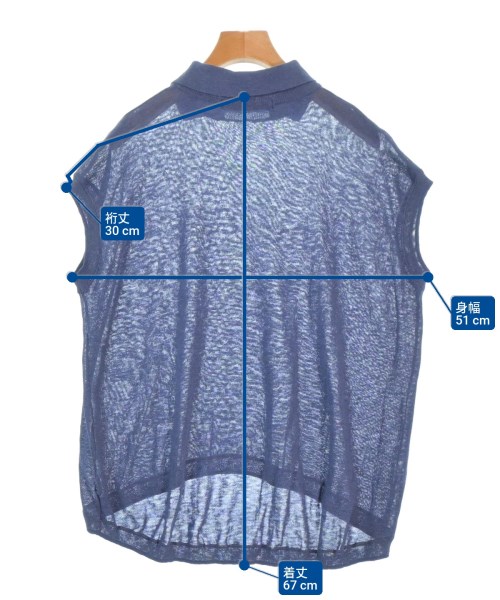 45R（フォーティーファイブアール）ベスト 青 サイズ:F レディース/2200665364068