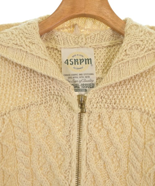 45R（フォーティーファイブアール）カーディガン 黄 サイズ:F レディース/2200665609077