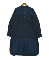 45R（フォーティーファイブアール）シャツワンピース 紺 サイズ:2(M位) レディース/2200669330113