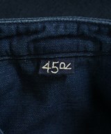 45R（フォーティーファイブアール）シャツワンピース 紺 サイズ:2(M位) レディース/2200669330113