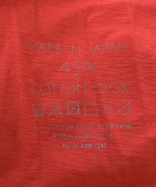 45R（フォーティーファイブアール）ワンピース 赤 サイズ:0(F) レディース/2200669330229