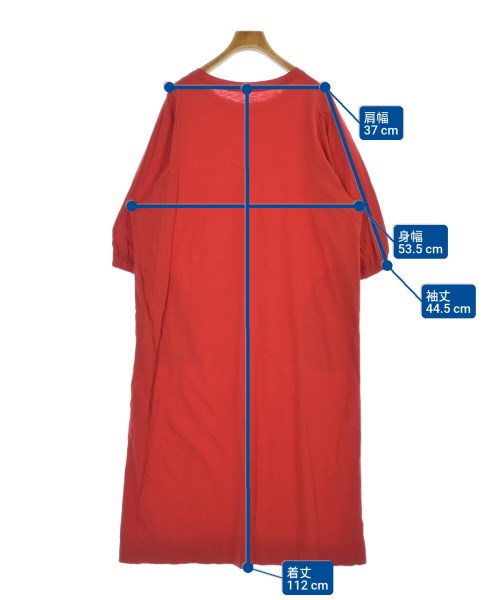 45R（フォーティーファイブアール）ワンピース 赤 サイズ:0(F) レディース/2200669330229