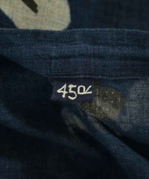 45R（フォーティーファイブアール）ブラウス 紺 サイズ:0(F) レディース/2200669330243