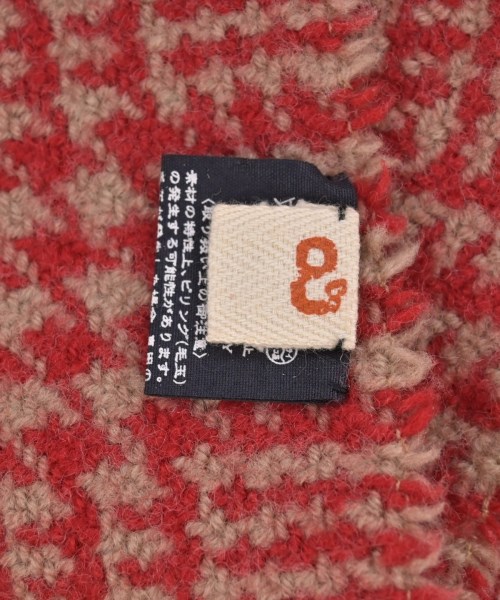 45R（フォーティーファイブアール）マフラー 赤 サイズ:- レディース/2200661312056