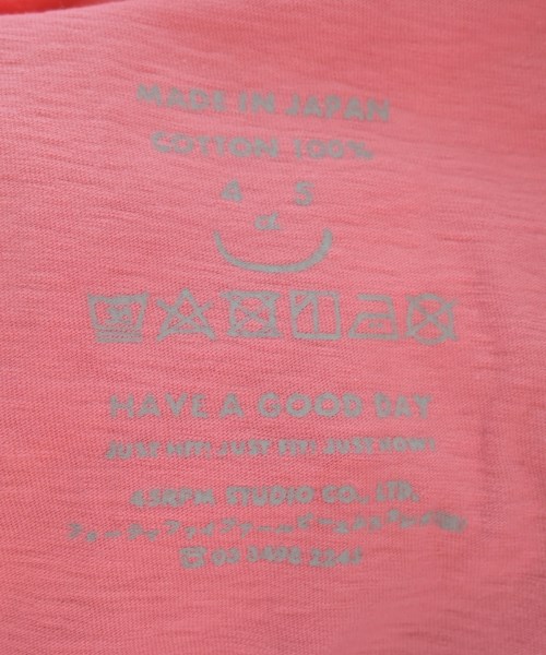 45R（フォーティーファイブアール）Tシャツ・カットソー ピンク サイズ:2(M位) レディース/2200670262021