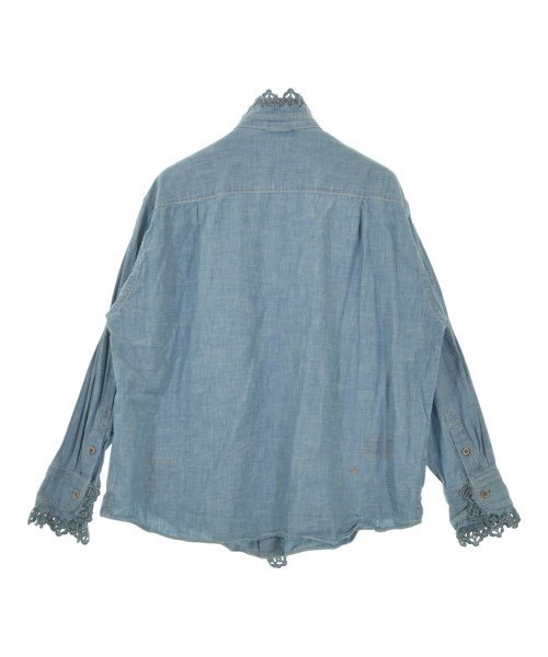 45R（フォーティーファイブアール）カジュアルシャツ 青 サイズ:2(M位) レディース/2200669435016