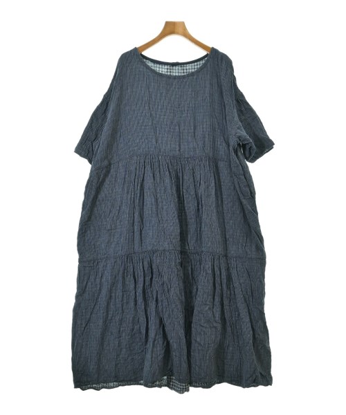45R(フォーティーファイブアール)ワンピース 紺 サイズ:F/2200669435030