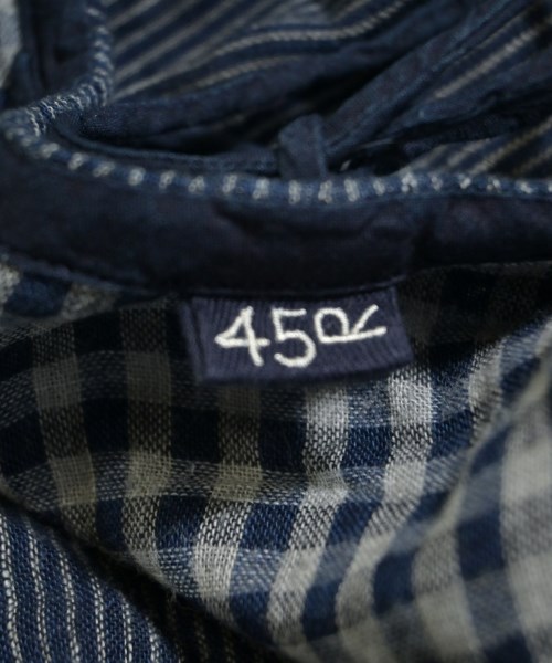 45R（フォーティーファイブアール）ワンピース 紺 サイズ:F レディース/2200669435030