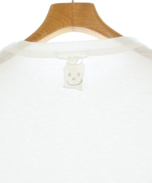 45R（フォーティーファイブアール）Tシャツ・カットソー 白 サイズ:1(S位) レディース/2200727255204