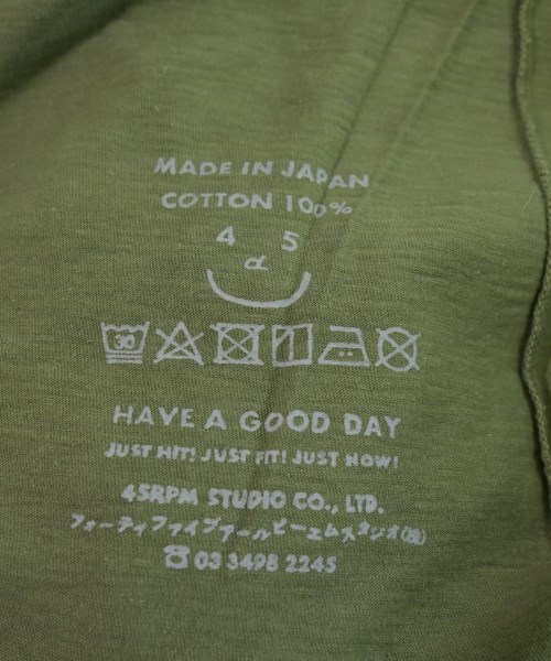 45R（フォーティーファイブアール）Tシャツ・カットソー 緑 サイズ:-(M位) レディース/2200717238088