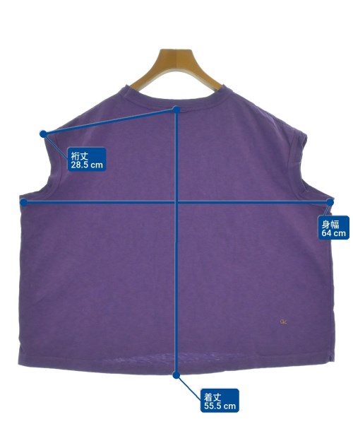 45R（フォーティーファイブアール）Tシャツ・カットソー 紫 サイズ:F レディース/2200713526608