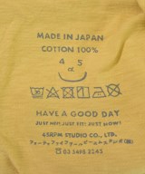 45R（フォーティーファイブアール）Tシャツ・カットソー 黄 サイズ:-(L位) レディース/2200720543254