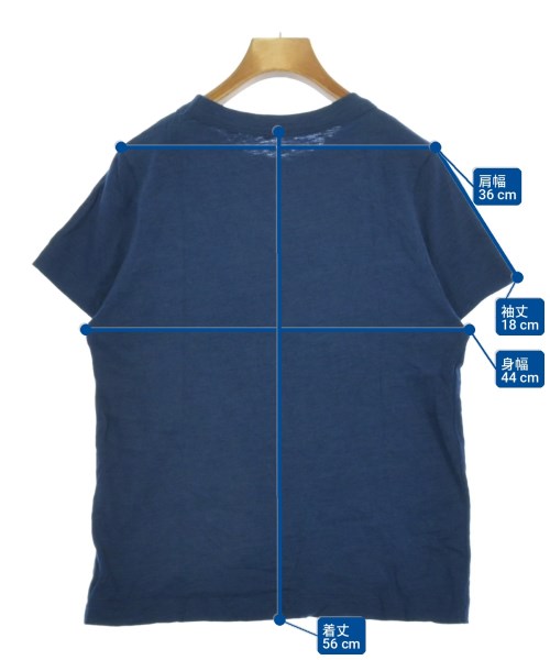 45R（フォーティーファイブアール）Tシャツ・カットソー 青 サイズ:3(L位) レディース/2200721350585