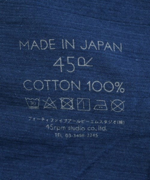 45R（フォーティーファイブアール）Tシャツ・カットソー 紺 サイズ:0(F) レディース/2200723822417