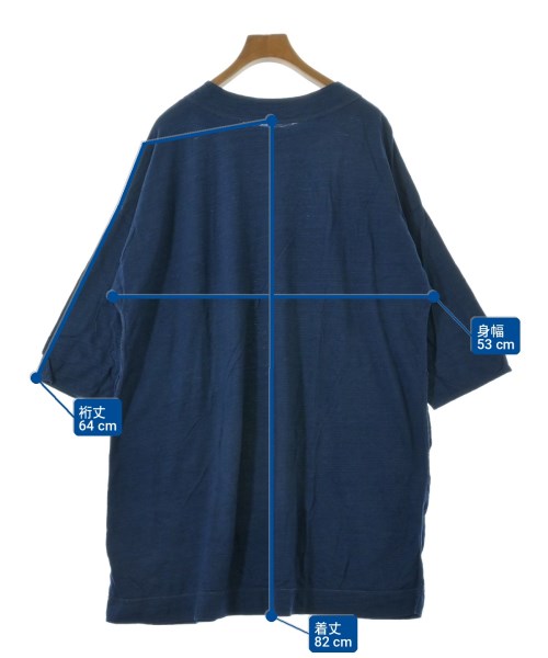 45R（フォーティーファイブアール）Tシャツ・カットソー 紺 サイズ:0(F) レディース/2200723822417