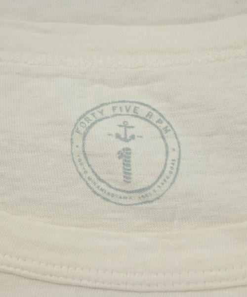 45R（フォーティーファイブアール）Tシャツ・カットソー 白 サイズ:-(M位) レディース/2200683391053