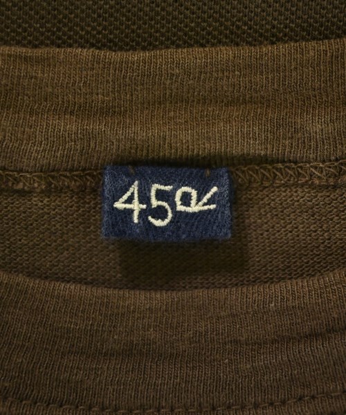 45R（フォーティーファイブアール）Tシャツ・カットソー 茶 サイズ:-(XL位) レディース/2200685959060