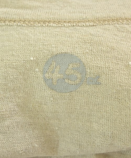 45R（フォーティーファイブアール）Tシャツ・カットソー ベージュ サイズ:3(L位) レディース/2200684898087