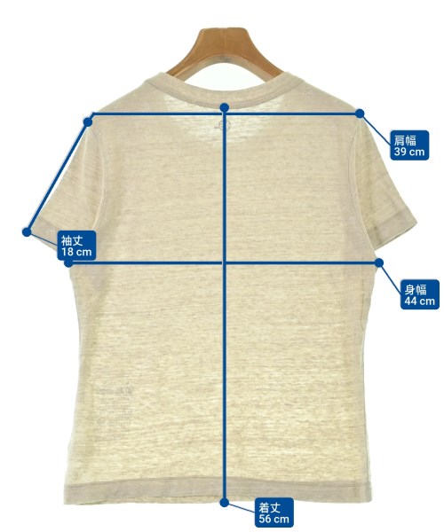 45R（フォーティーファイブアール）Tシャツ・カットソー ベージュ サイズ:3(L位) レディース/2200684898087