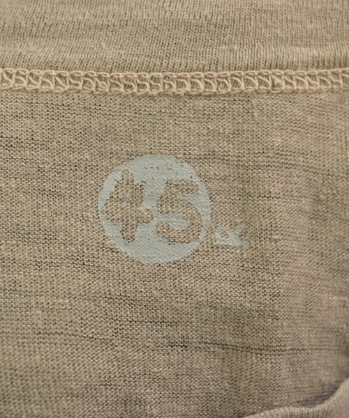 45R（フォーティーファイブアール）Tシャツ・カットソー ベージュ サイズ:3(L位) レディース/2200684898094