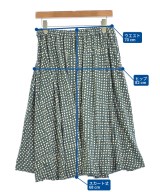 45R（フォーティーファイブアール）ひざ丈スカート 緑 サイズ:2(M位) レディース/2200691185101