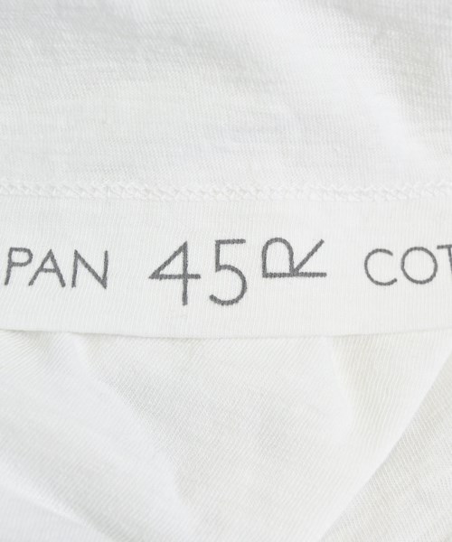 45R（フォーティーファイブアール）Tシャツ・カットソー 白 サイズ:1(S位) レディース/2200689286032