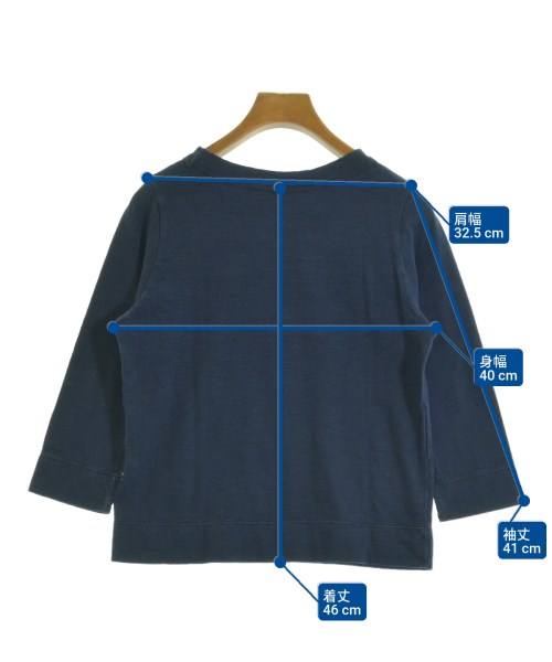 45R（フォーティーファイブアール）Tシャツ・カットソー 紺 サイズ:1(S位) レディース/2200689286049