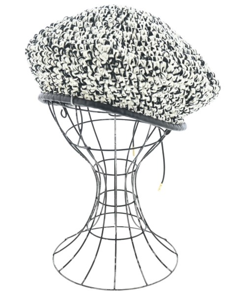 CA4LA(カシラ)ハンチング・ベレー帽 白 サイズ:F/2200641964053