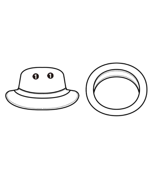 CA4LA（カシラ）ストローハット 黒 サイズ:- レディース/2200642017093