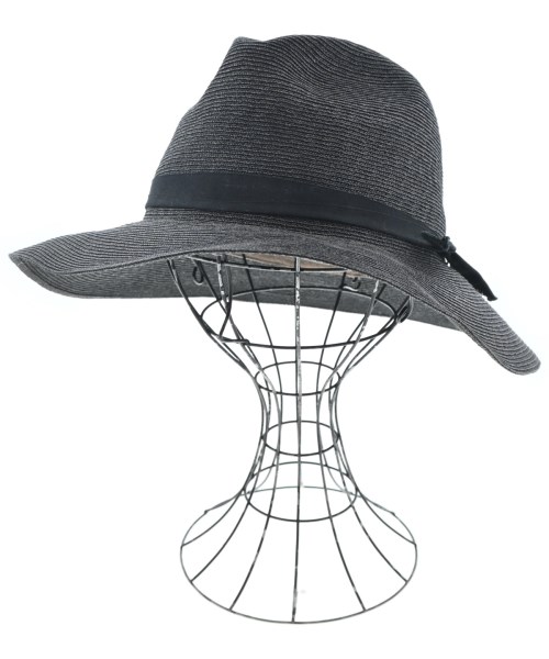 CA4LA(カシラ)ストローハット 黒 サイズ:M/2200629447059