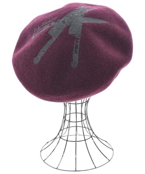 CA4LA（カシラ）ハンチング・ベレー帽 赤 サイズ:- レディース/2200627156199