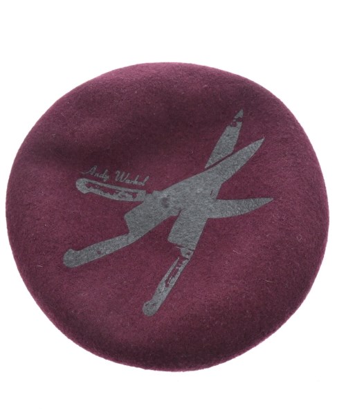 CA4LA（カシラ）ハンチング・ベレー帽 赤 サイズ:- レディース/2200627156199