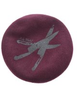 CA4LA（カシラ）ハンチング・ベレー帽 赤 サイズ:- レディース/2200627156199