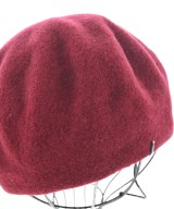 CA4LA（カシラ）ハンチング・ベレー帽 赤 サイズ:- レディース/2200674017498