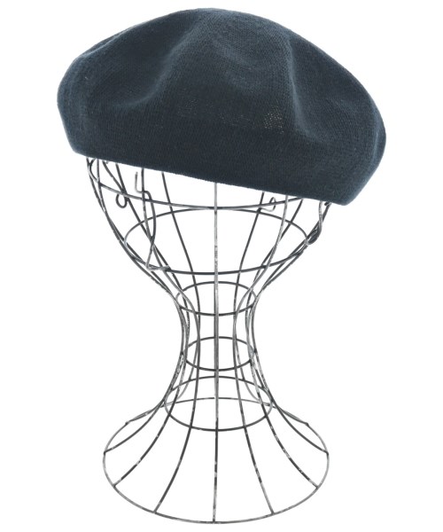 CA4LA(カシラ)ハンチング・ベレー帽 黒 サイズ:-/2200670557110