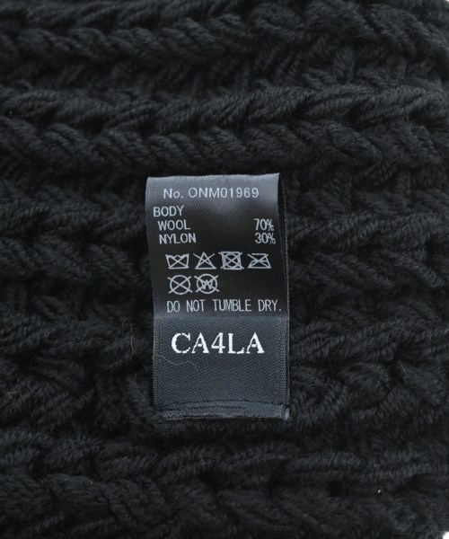 CA4LA（カシラ）ニットキャップ・ビーニー 黒 サイズ:- レディース/2200655674160