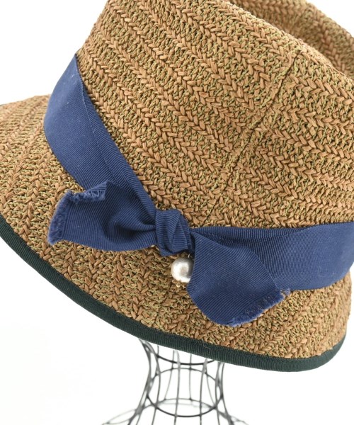 CA4LA（カシラ）ストローハット 茶 サイズ:- レディース/2200660727226