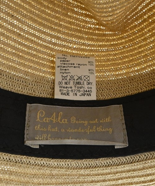 CA4LA（カシラ）ストローハット ベージュ サイズ:- レディース/2200637899680