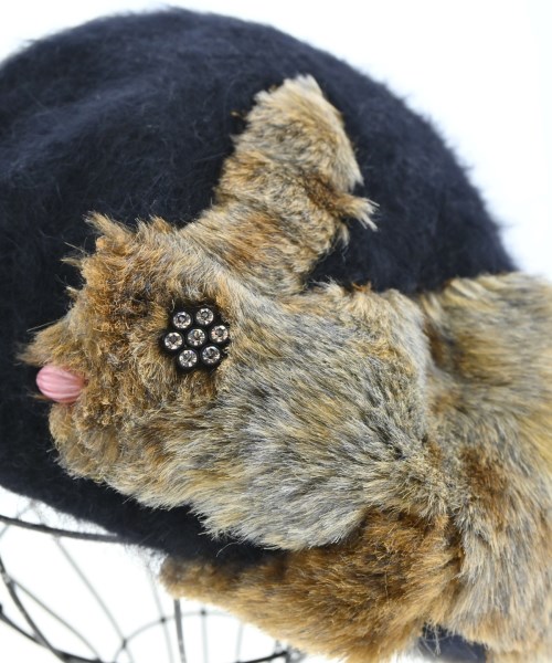 CA4LA（カシラ）ハンチング・ベレー帽 黒 サイズ:- レディース/2200651660013