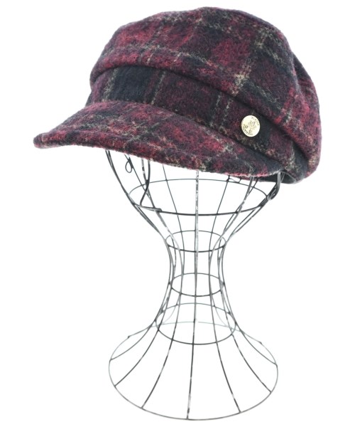 CA4LA(カシラ)ハンチング・ベレー帽 赤 サイズ:-/2200666611024