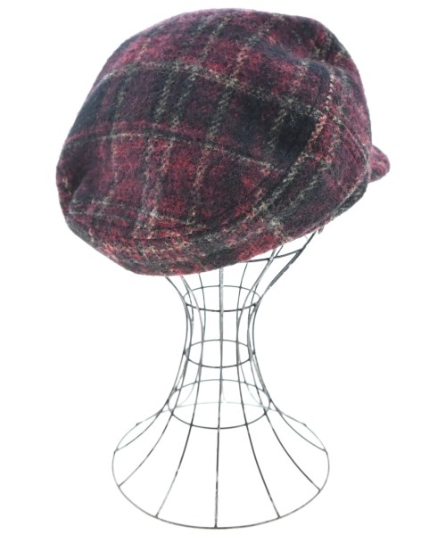 CA4LA（カシラ）ハンチング・ベレー帽 赤 サイズ:- レディース/2200666611024