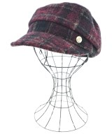 CA4LA（カシラ）ハンチング・ベレー帽 赤 サイズ:- レディース/2200666611024