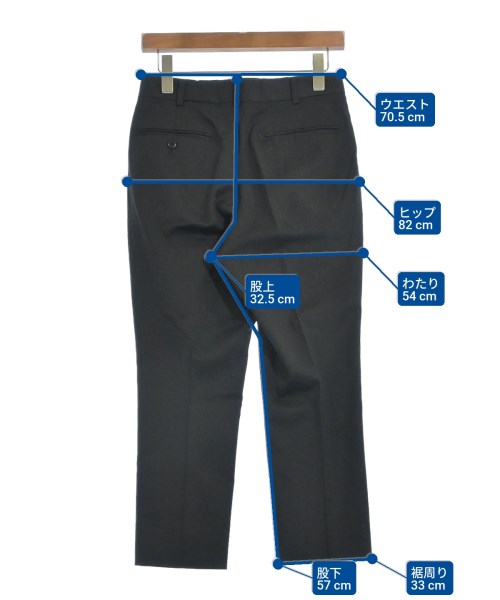 JOHN LAWRENCE SULLIVAN（ジョンローレンスサリバン）クロップドパンツ 黒 サイズ:34(XS位) レディース/2200638517064