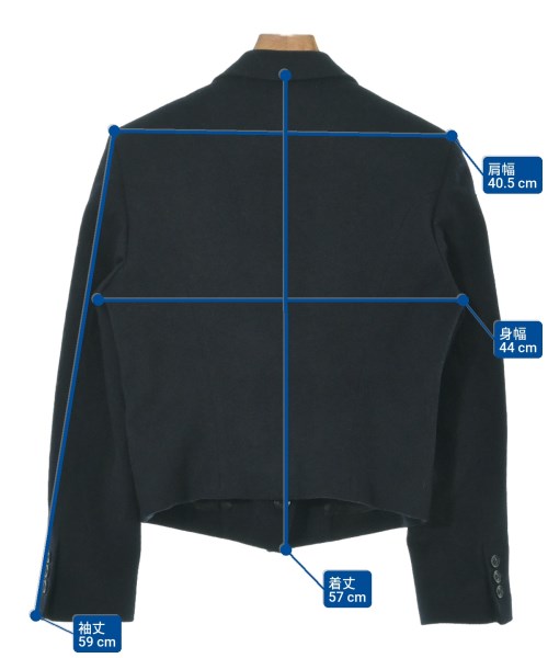 JOHN LAWRENCE SULLIVAN（ジョンローレンスサリバン）カジュアルジャケット 紺 サイズ:34(XXS位) レディース/2200626936105