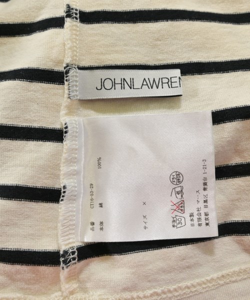 JOHN LAWRENCE SULLIVAN（ジョンローレンスサリバン）Tシャツ・カットソー 白 サイズ:X(M位) レディース/2200626936228