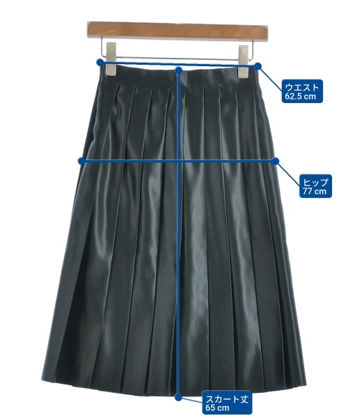 JOHN LAWRENCE SULLIVAN（ジョンローレンスサリバン）ひざ丈スカート 緑 サイズ:S レディース/2200631749127