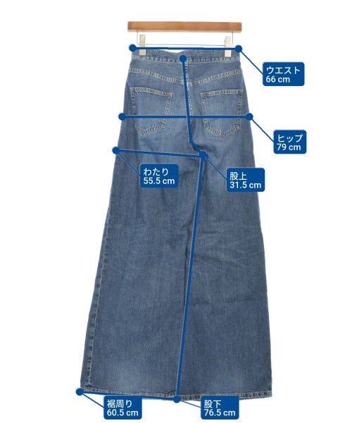 JOHN LAWRENCE SULLIVAN（ジョンローレンスサリバン）デニムパンツ 青 サイズ:S レディース/2200612503274