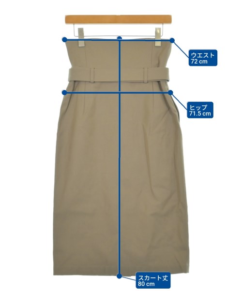 JOHN LAWRENCE SULLIVAN（ジョンローレンスサリバン）ロング・マキシ丈スカート グレー サイズ:M レディース/2200651828024